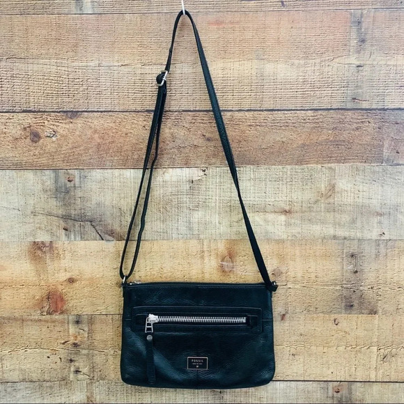 Fossil Leather Crossbody - Picture 1 of 8